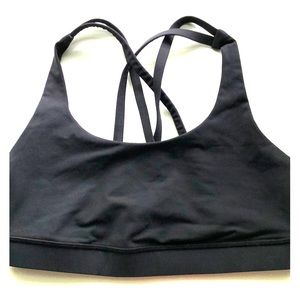 Lululemon Black Energy Bra H20